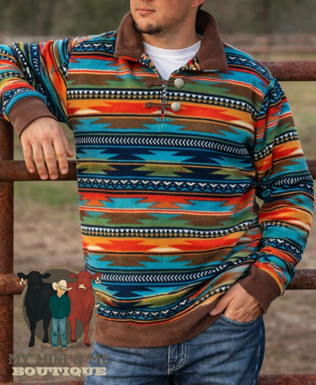 Serape Sunset Pullover
