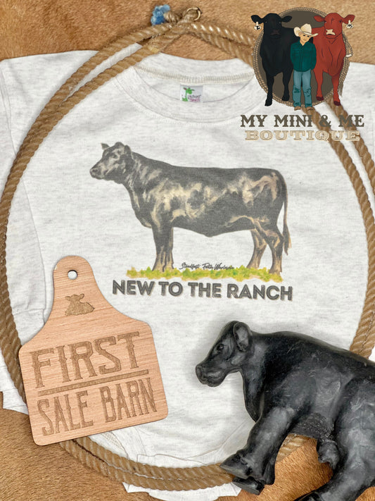 New To The Ranch Bubble Romper - Black Angus