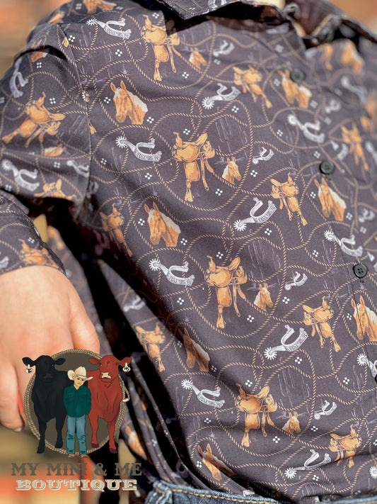 Vintage Rodeo Long Sleeve Button Up