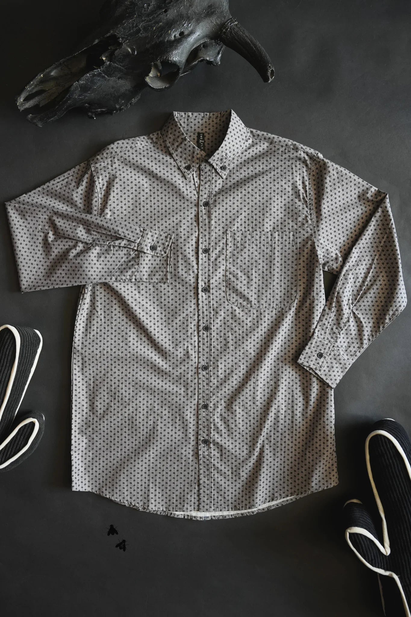 Concho Man Long Sleeve Button Up