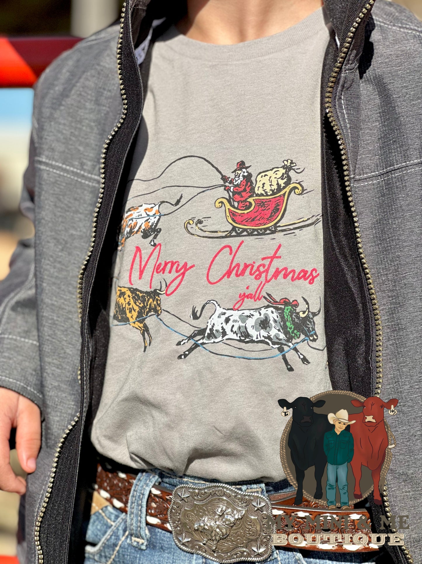 Merry Christmas Y'all Longhorn