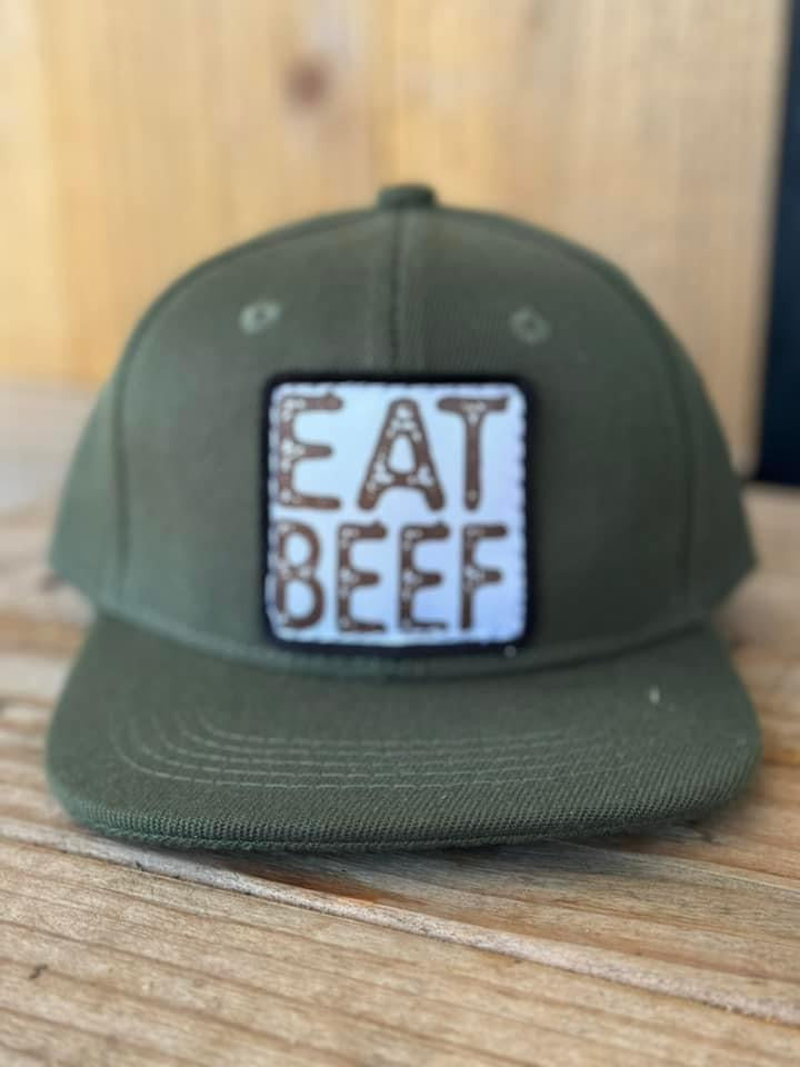 Eat Beef Patch Cap
