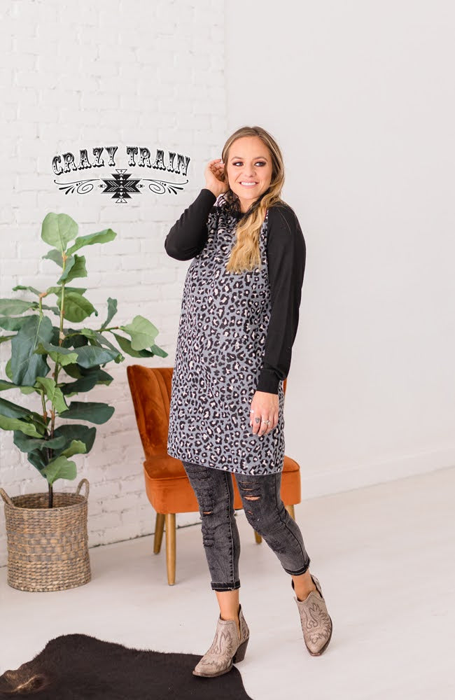 Monochrome Meow Dress