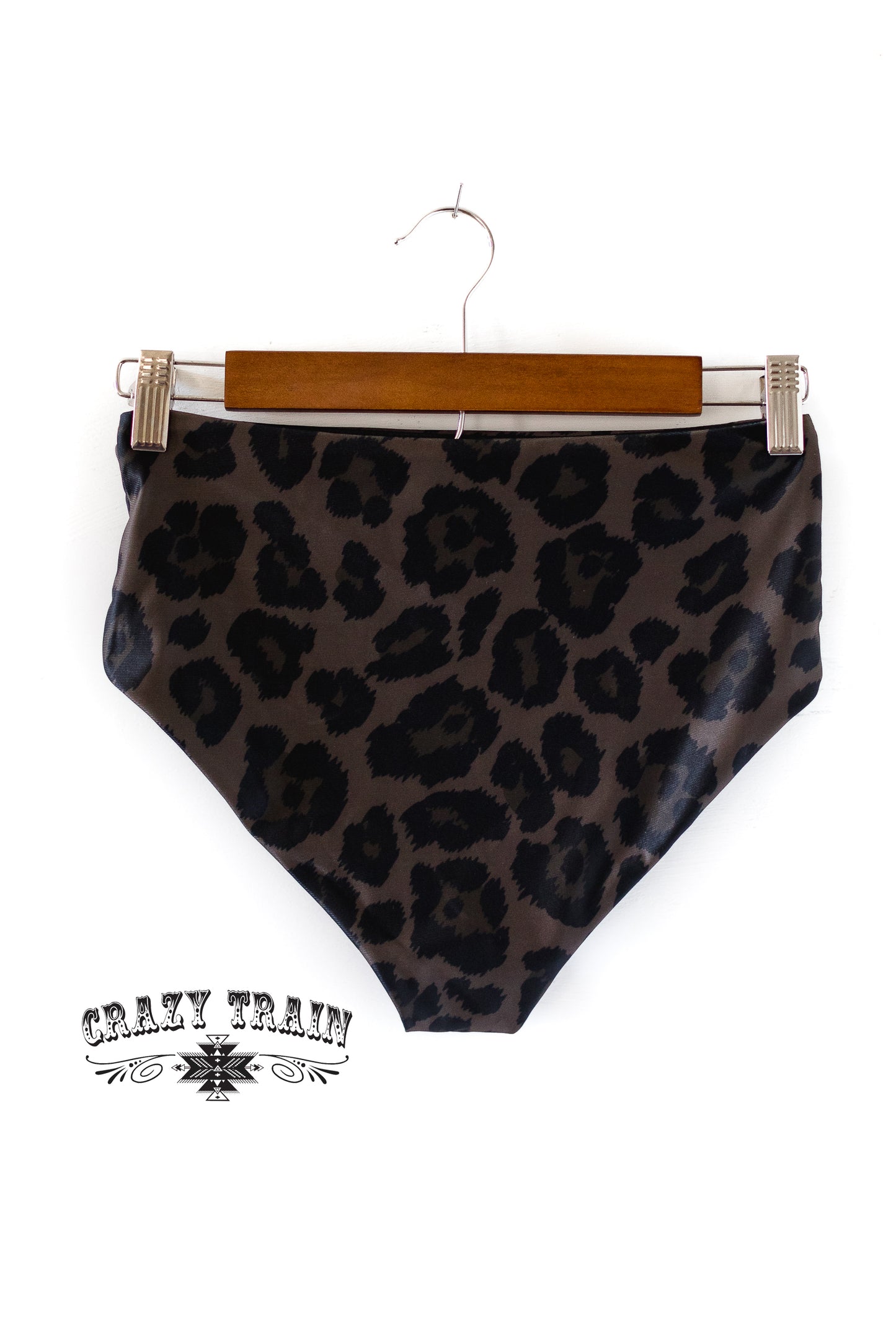 Leopard Reversible Swim Bottoms