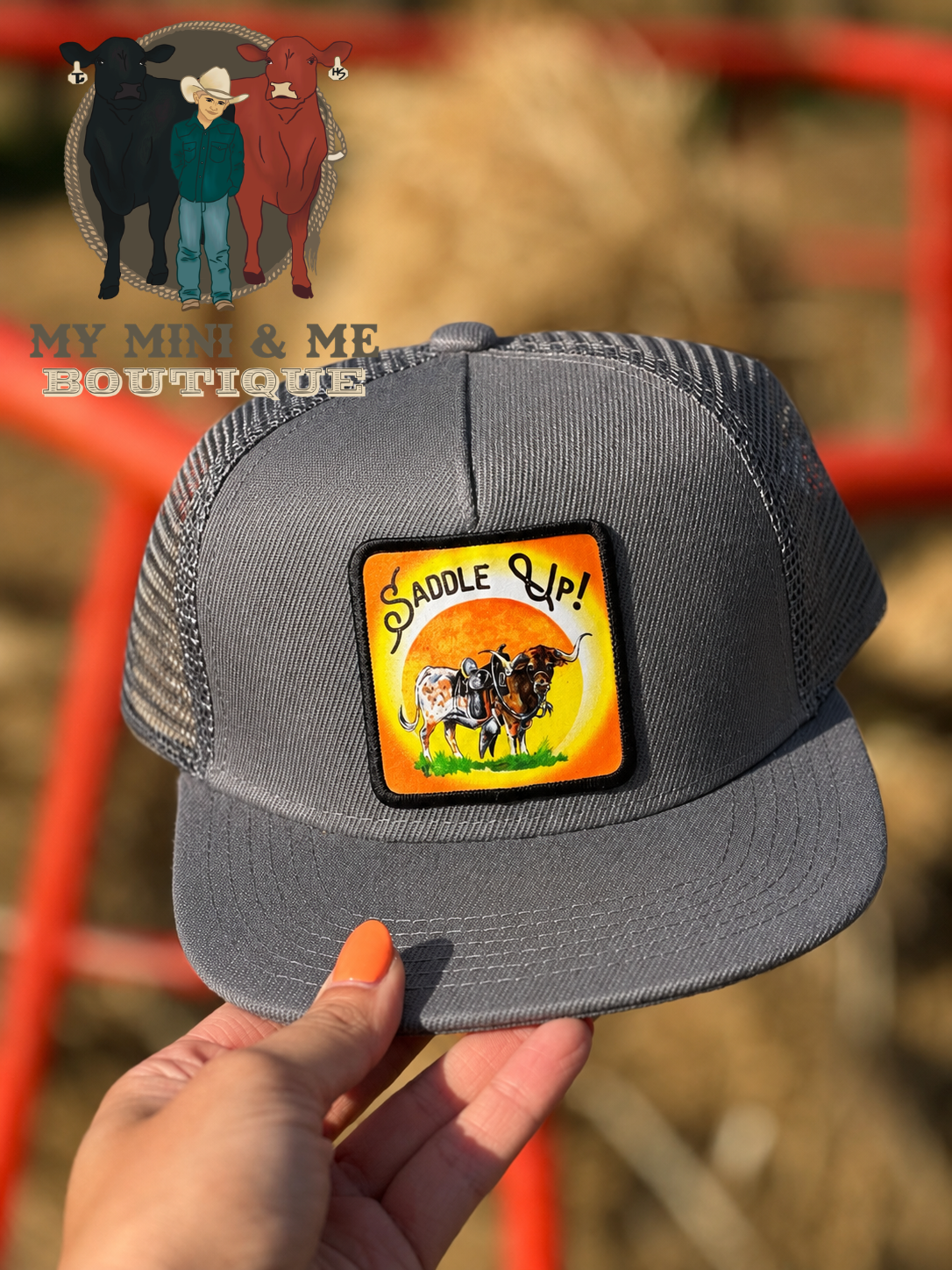 Saddle Up Longhorn Patch Cap