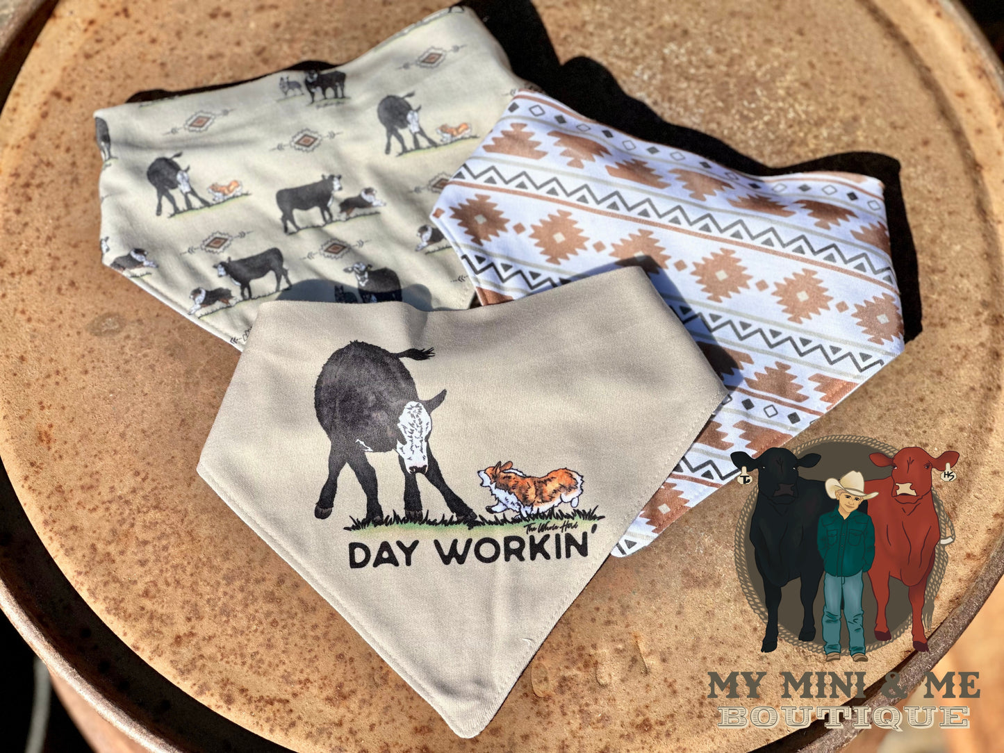 Day Workin' Drool Bib Set