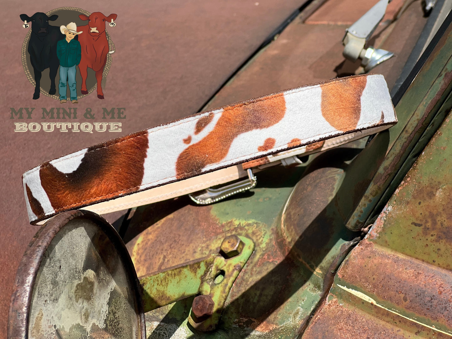 Cow Print Belts