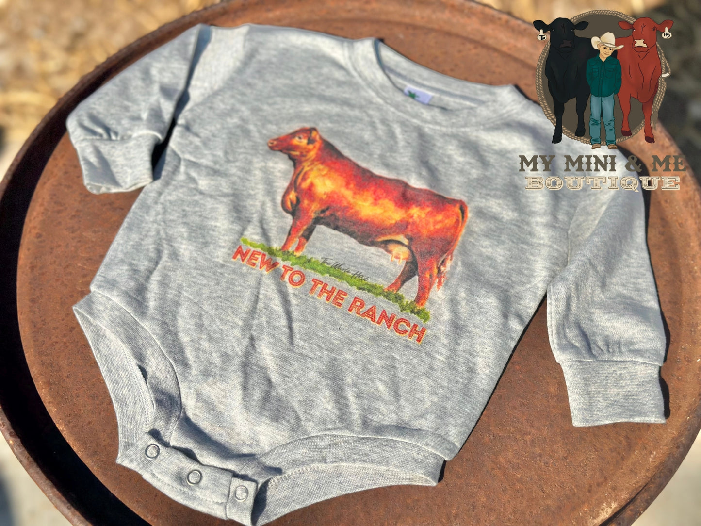 New To The Ranch Bubble Romper