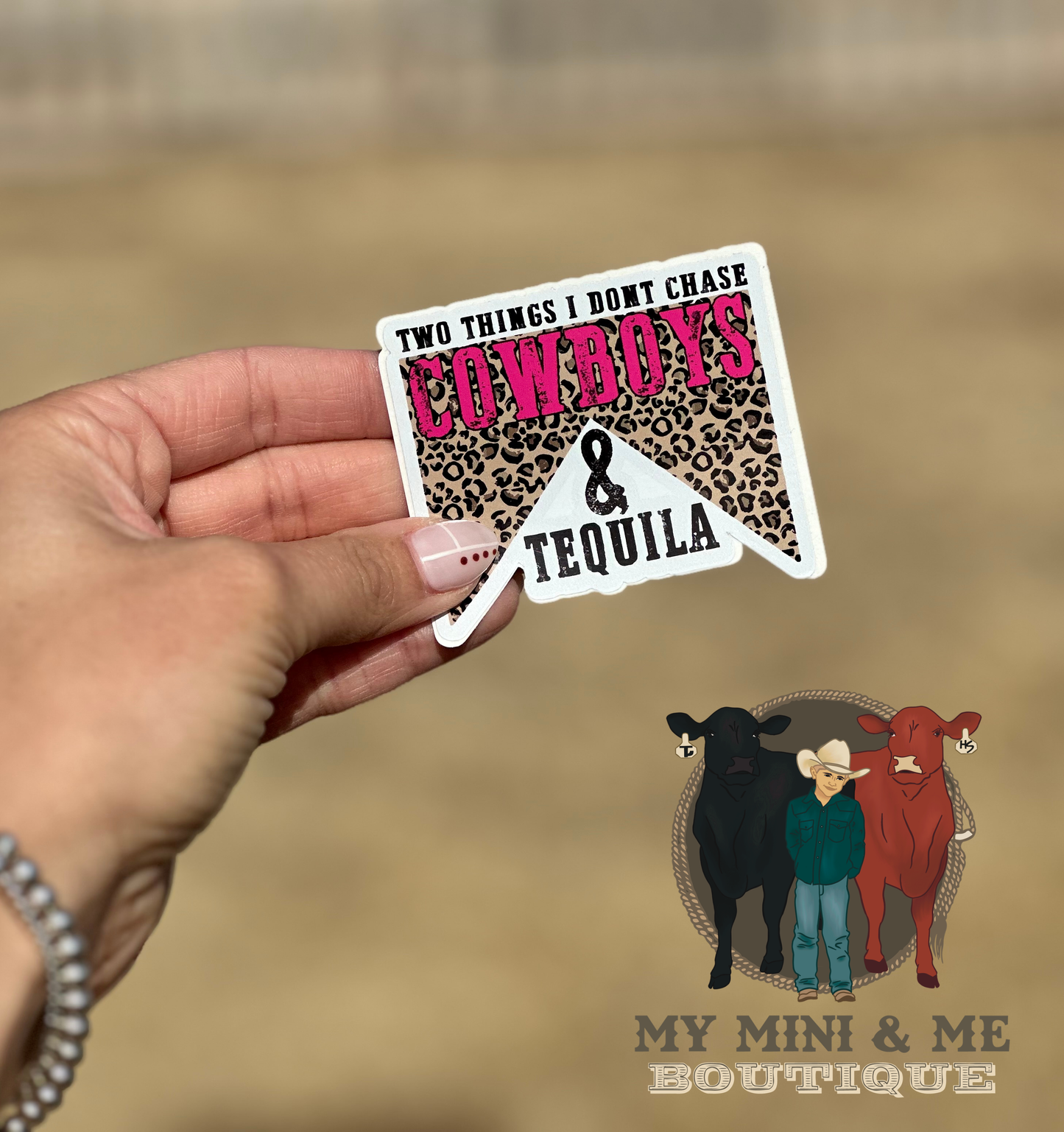 Cowboys & Tequila Sticker