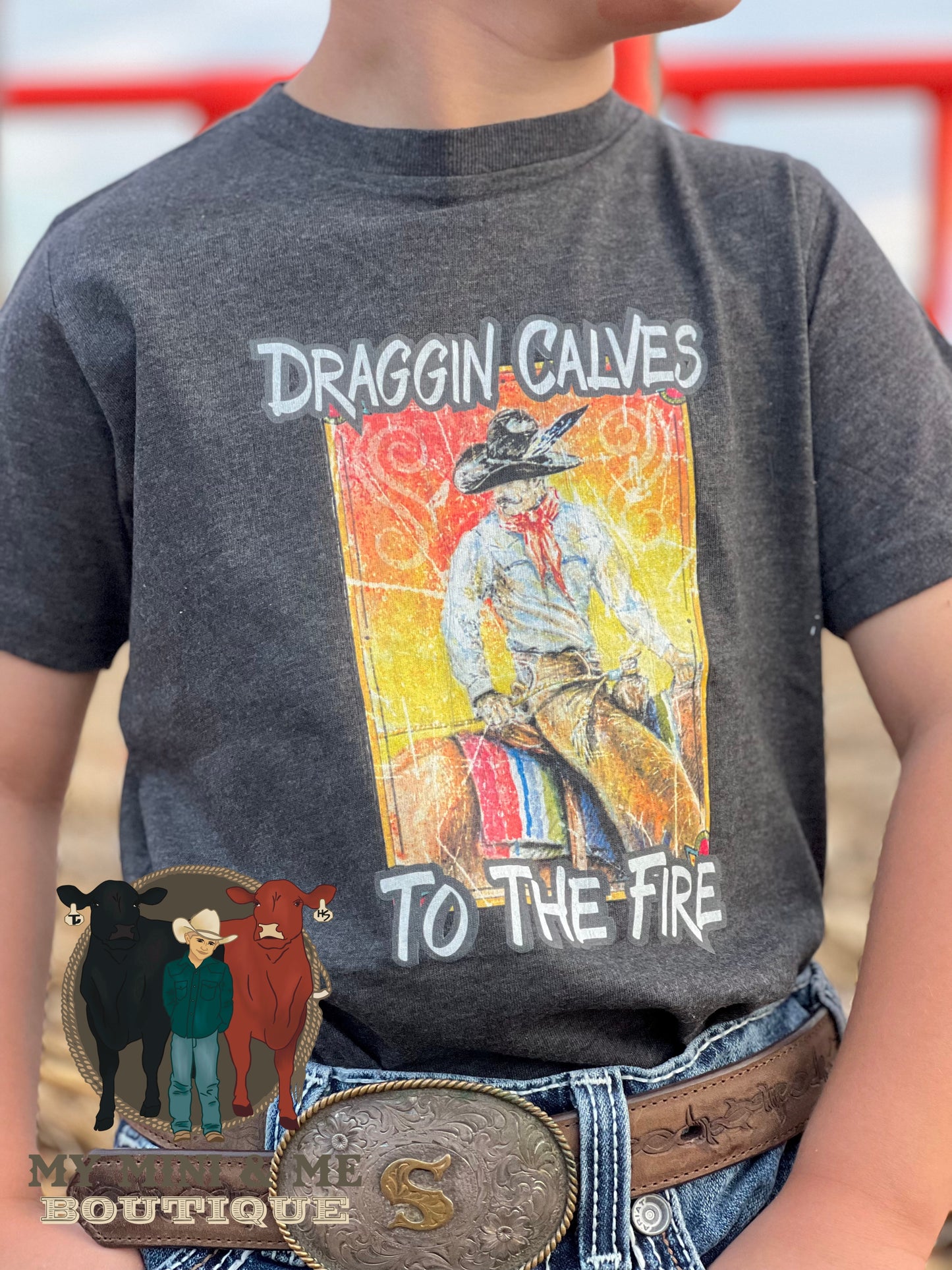 Draggin Calves To The Fire