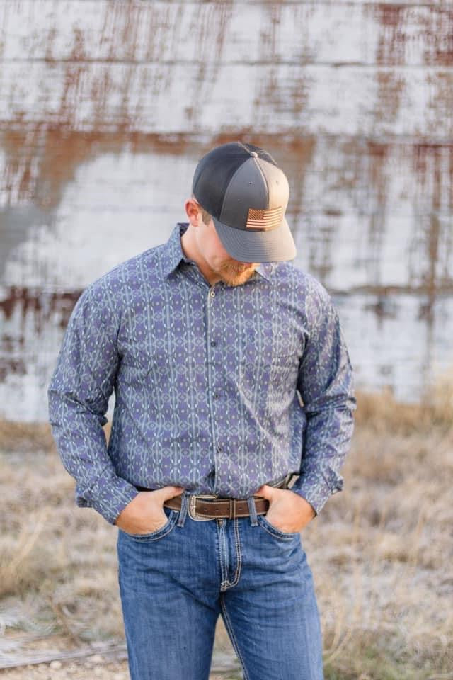 Strait Hybrid Button Up