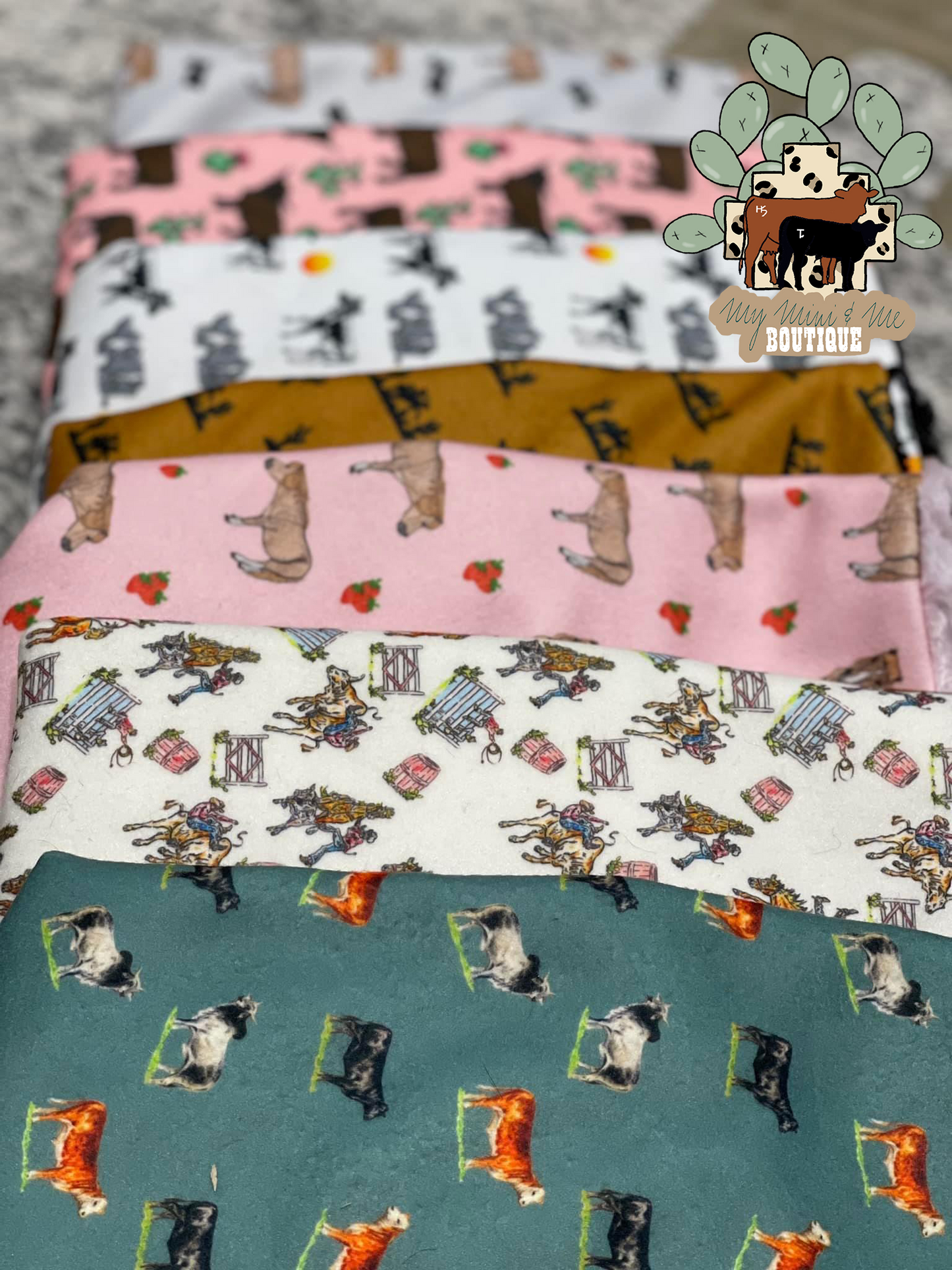 Littlest CowKid Baby Blankets