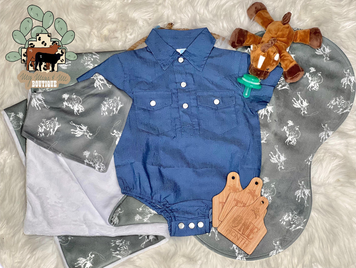 Littlest CowKid Baby Blankets
