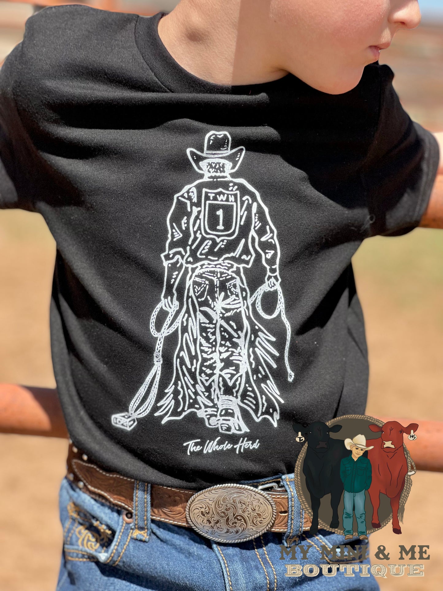 Silhouette Bull Rider