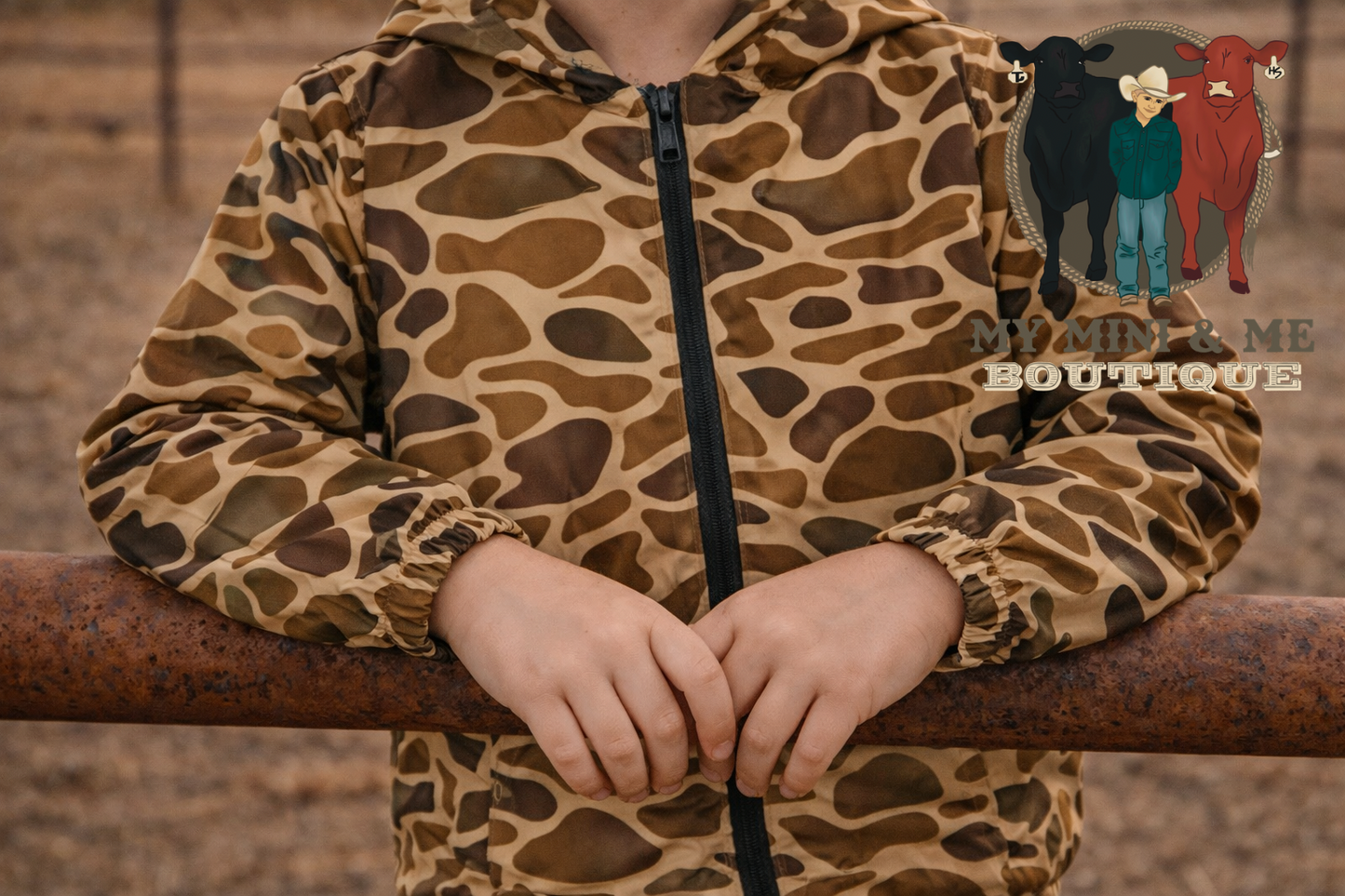 Old School Duck Camo Rain Jacket