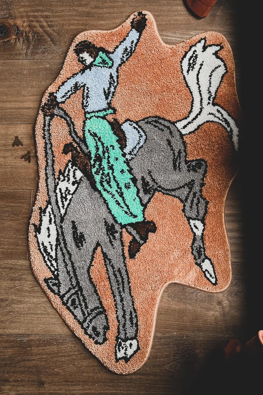 Bronc Buster Rodeo Rug