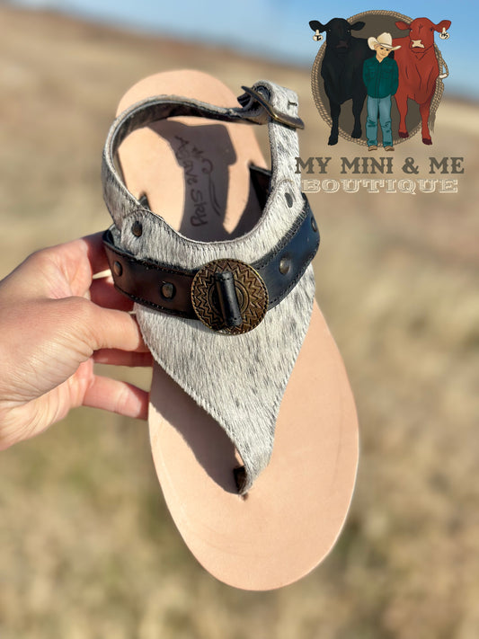 Connie Cowhide Sandal