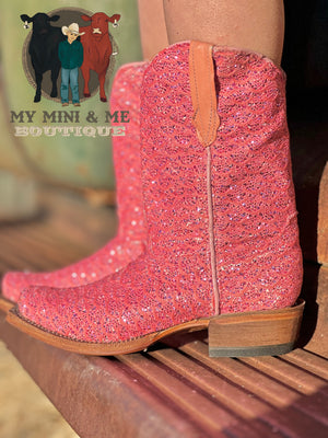 Dragon Coral Cowgirl Boots