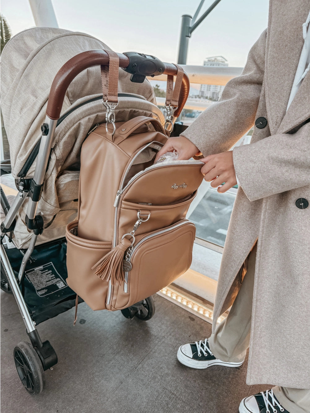 Chai Latte Boss Plus Backpack Diaper Bag