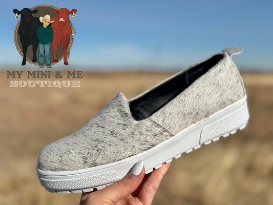 Serena Cowhide Tennis Shoe