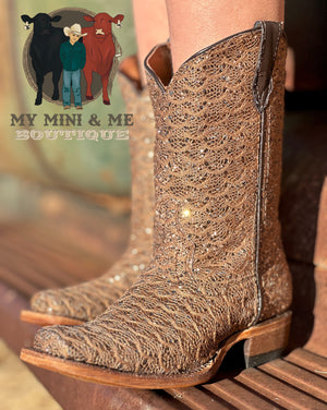 Dragon Brown Cowgirl Boots