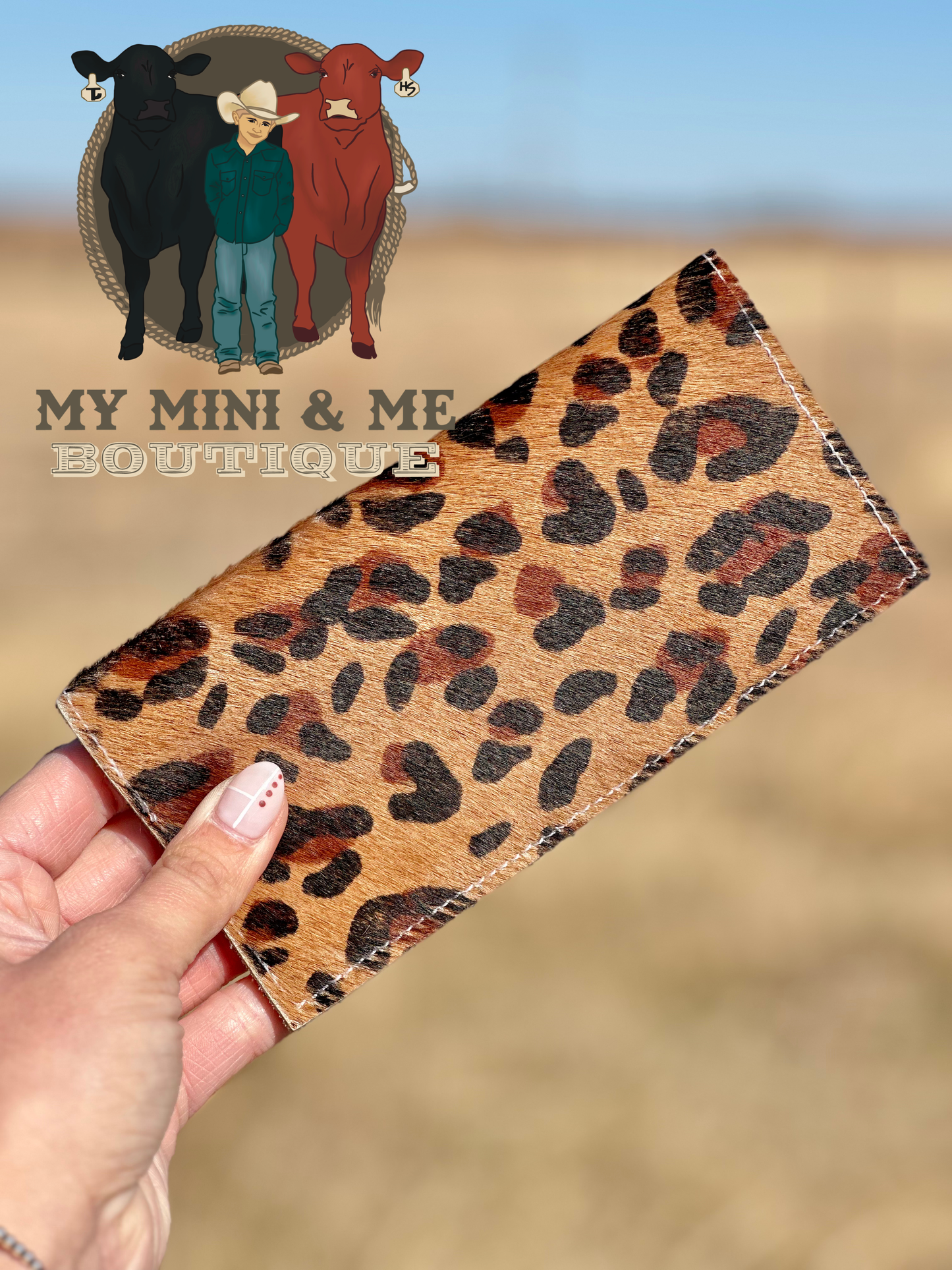Genuine Cowhide & Leather Checkbook Covers