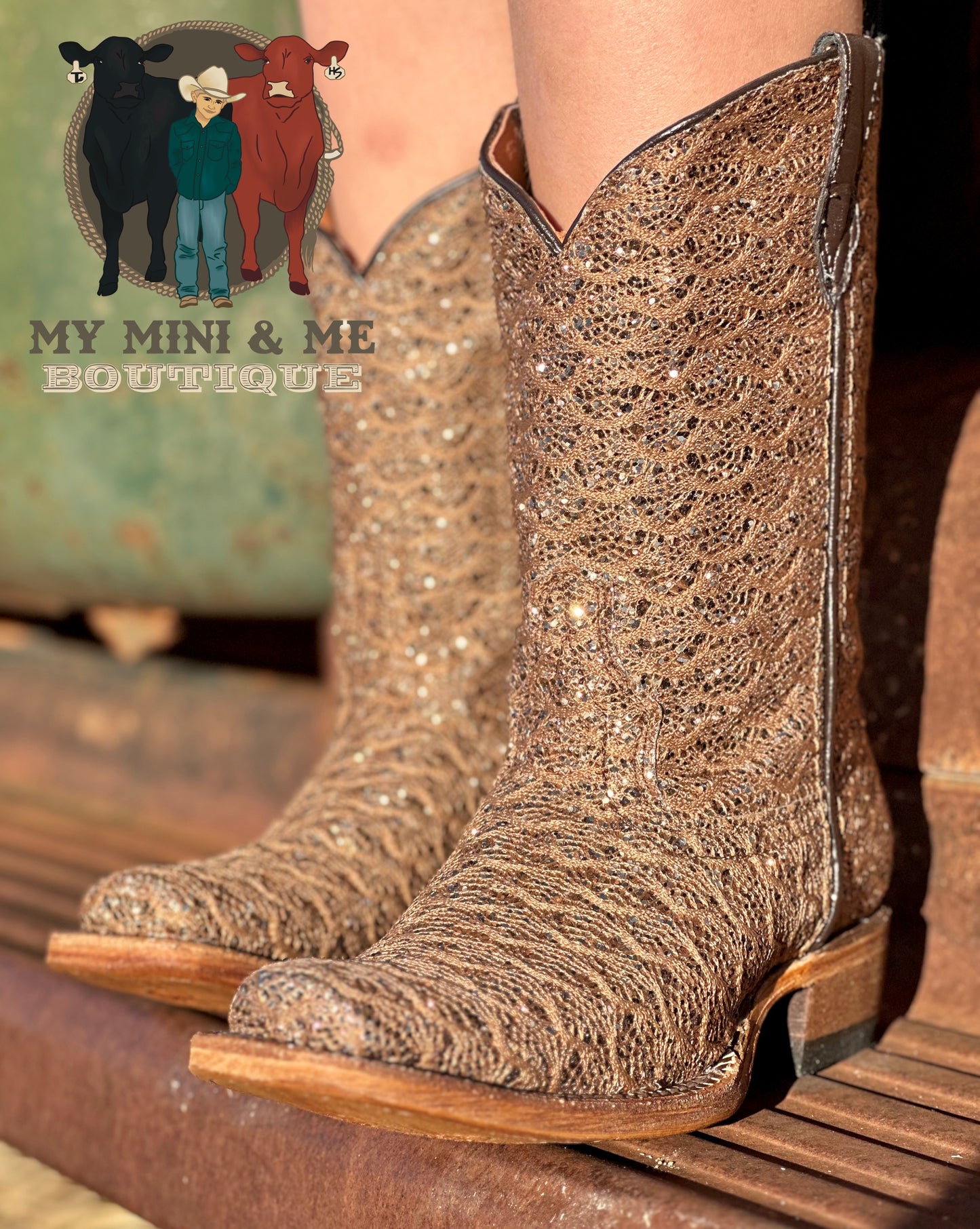 Dragon Brown Cowgirl Boots