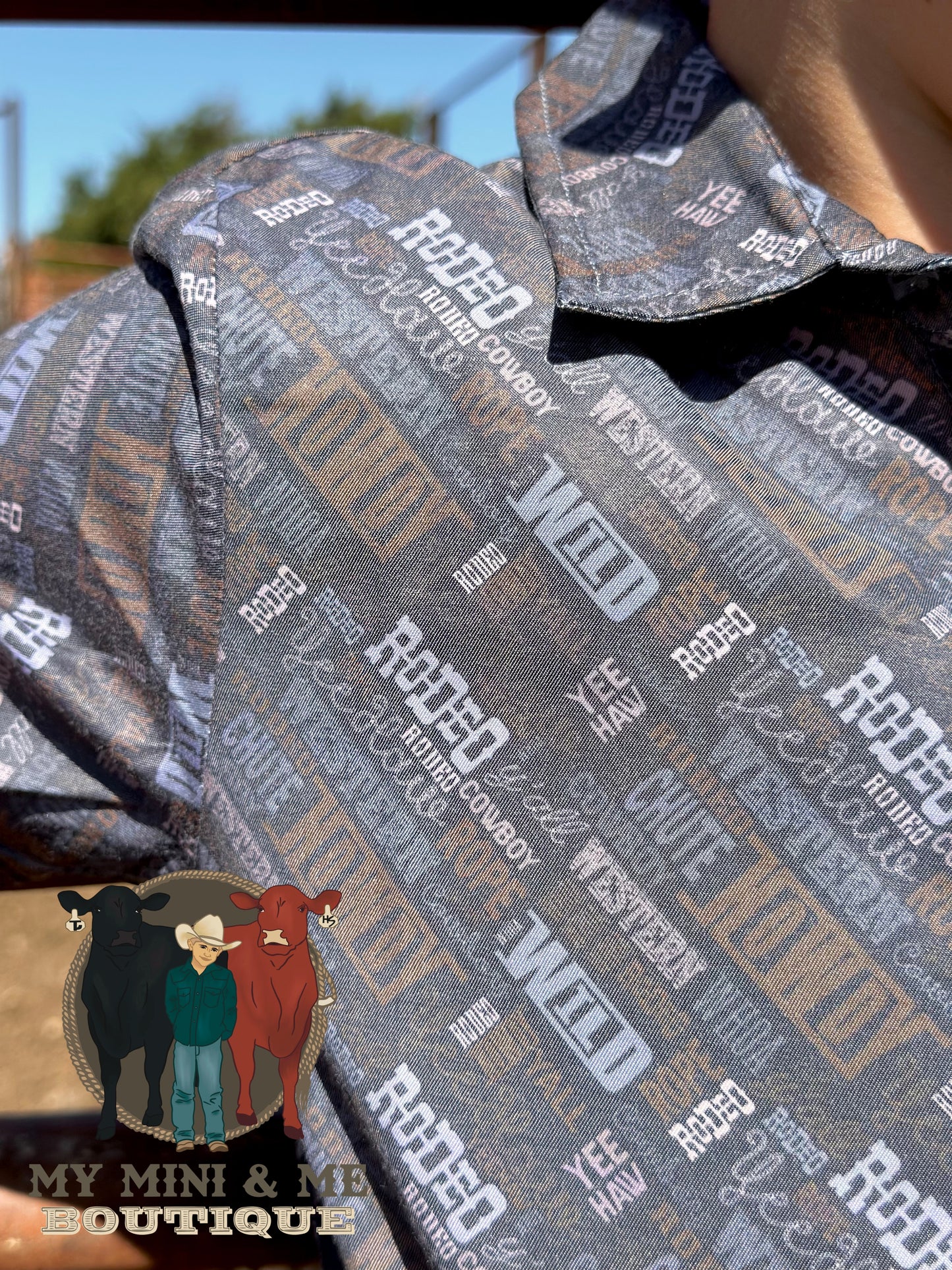 Cowboy Slangin' Button Up