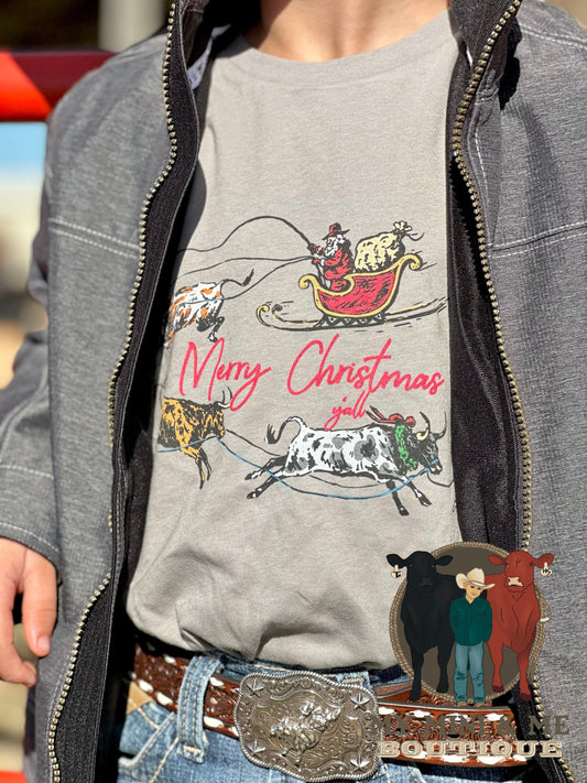 Merry Christmas Y'all Longhorn