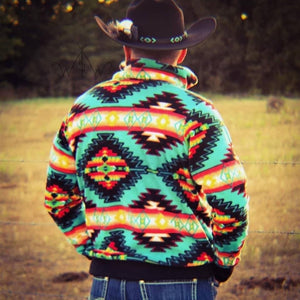 Electric Aztec Pullover
