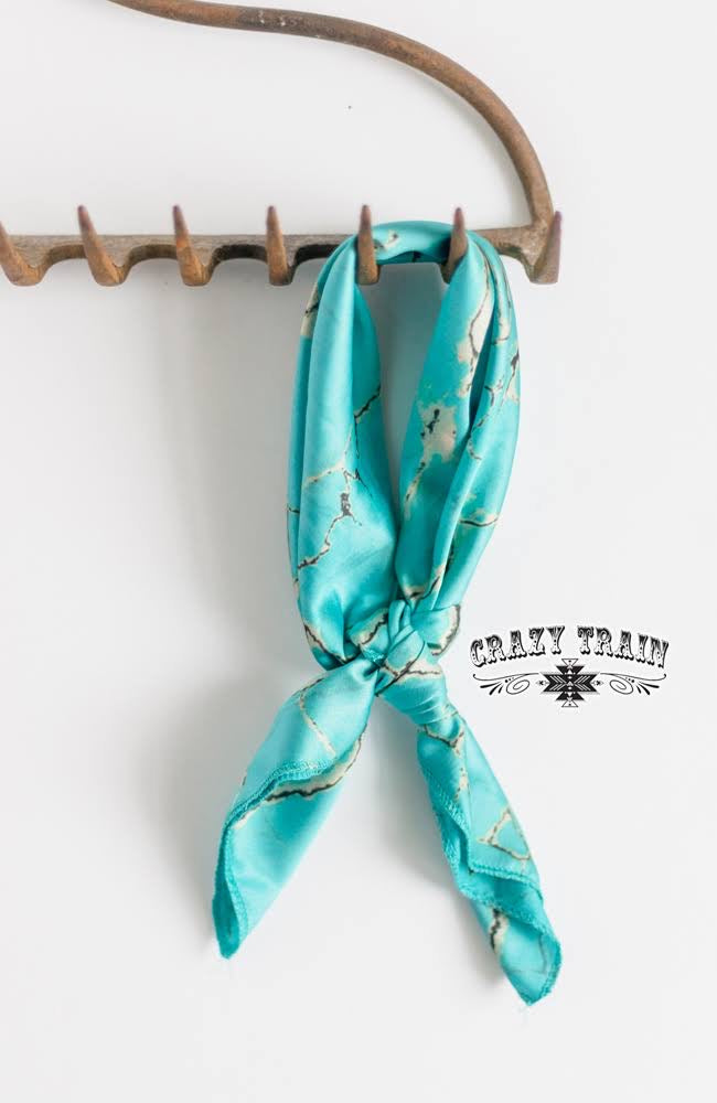 Turquoise Stone Kids Wild Rag