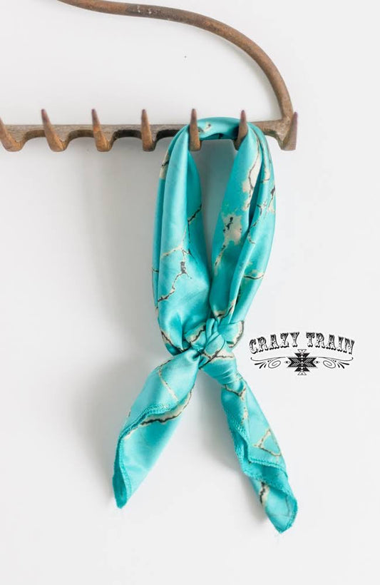 Turquoise Stone Kids Wild Rag
