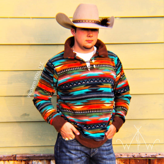 Serape Sunset Pullover