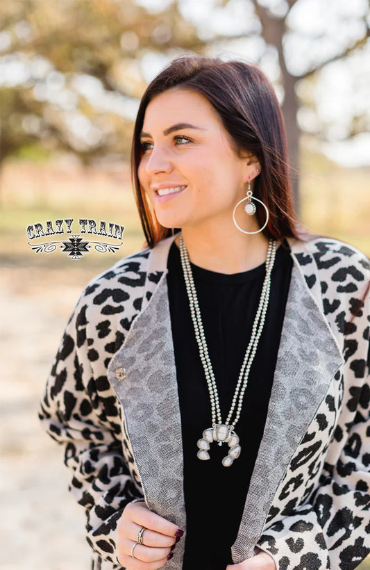 Double Take White Squash Blossom Necklace