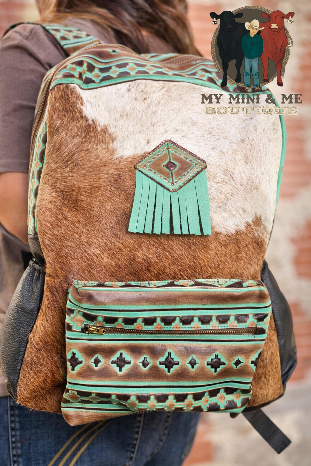 Genuine Cowhide & Leather Backpack