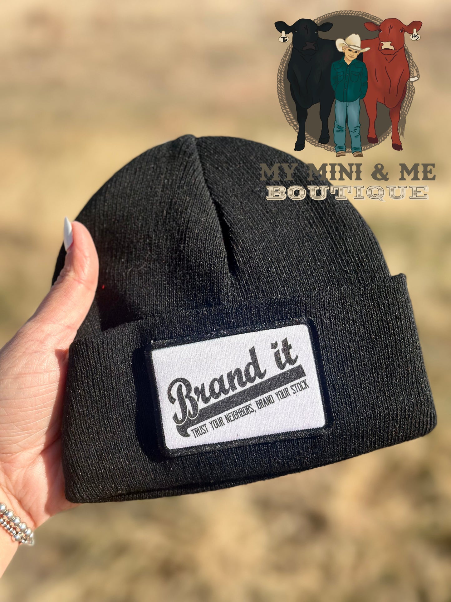 Brand It Patch Beanie