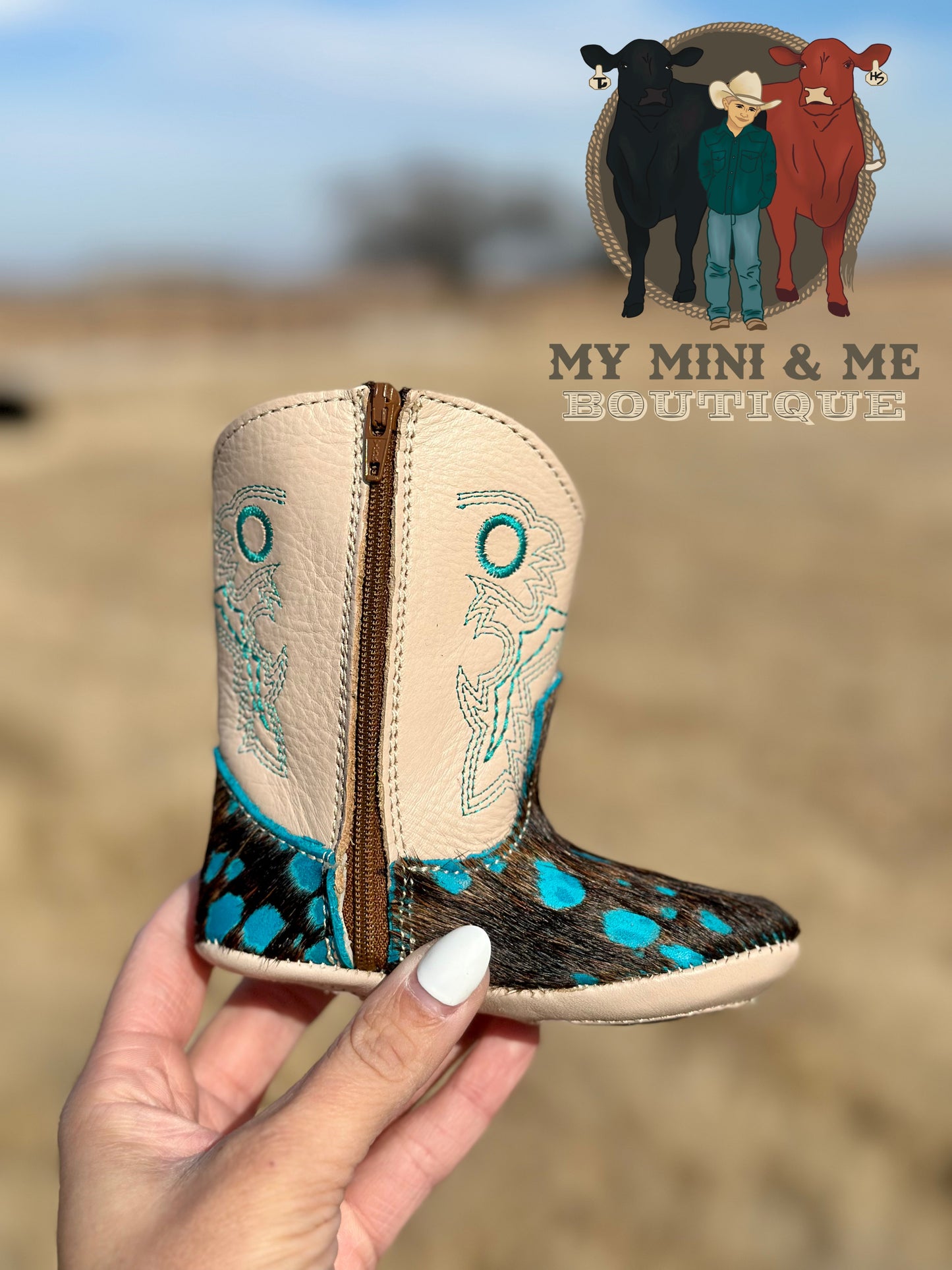 Genuine Cowhide & Leather Soft Baby Boot