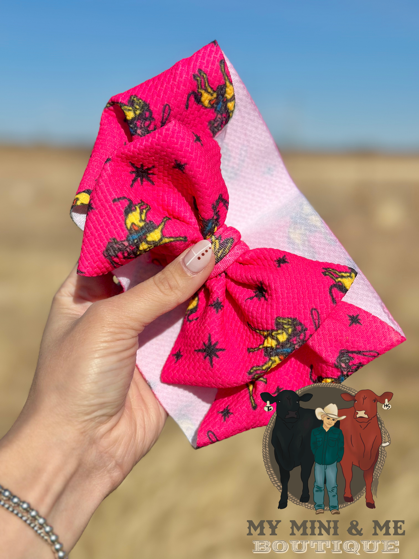 Shoulda Been A Cowgirl Headwrap Bow