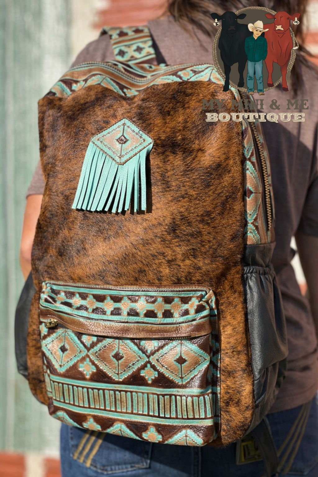 Genuine Cowhide & Leather Backpack