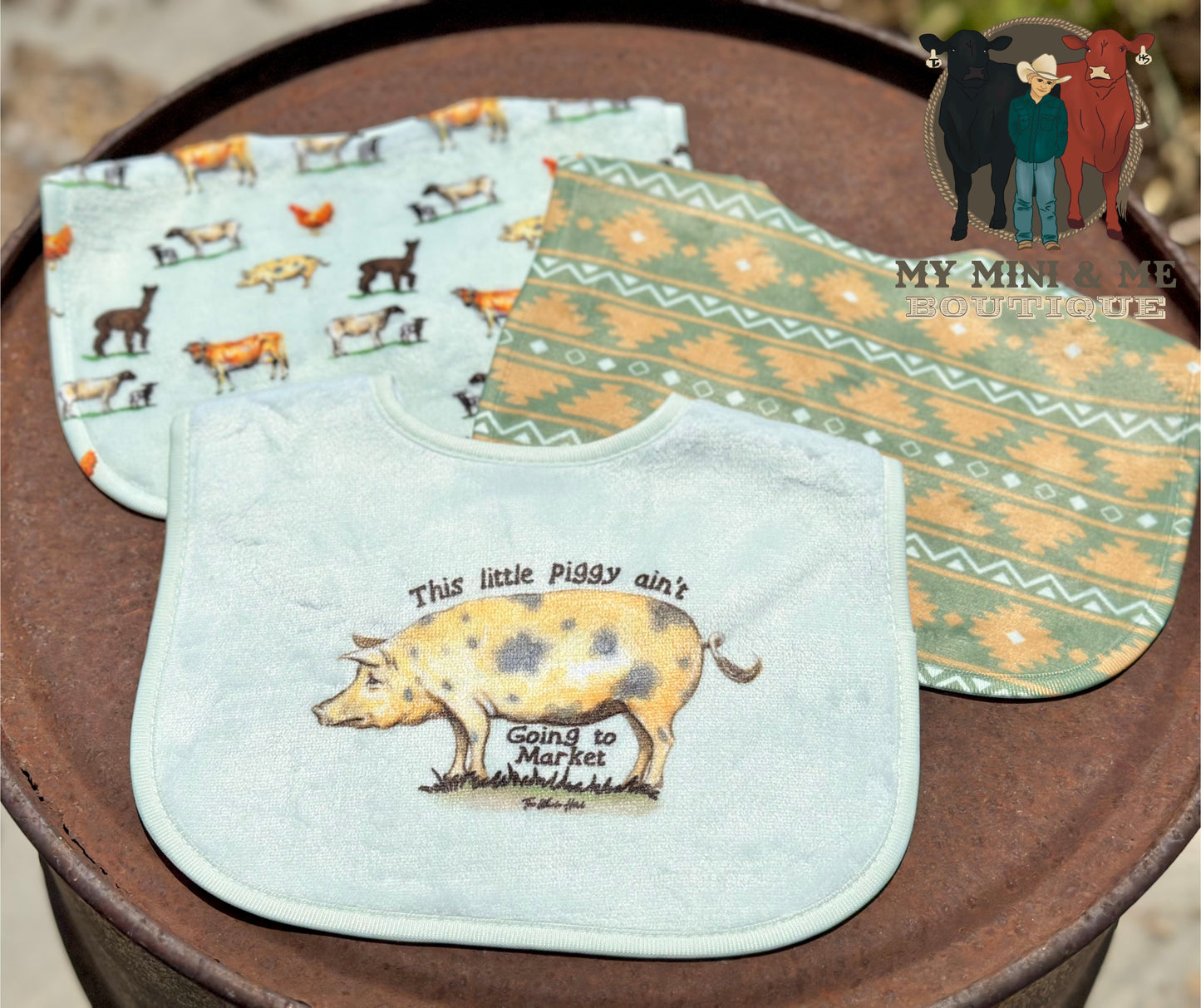 Barnyard Bib Set