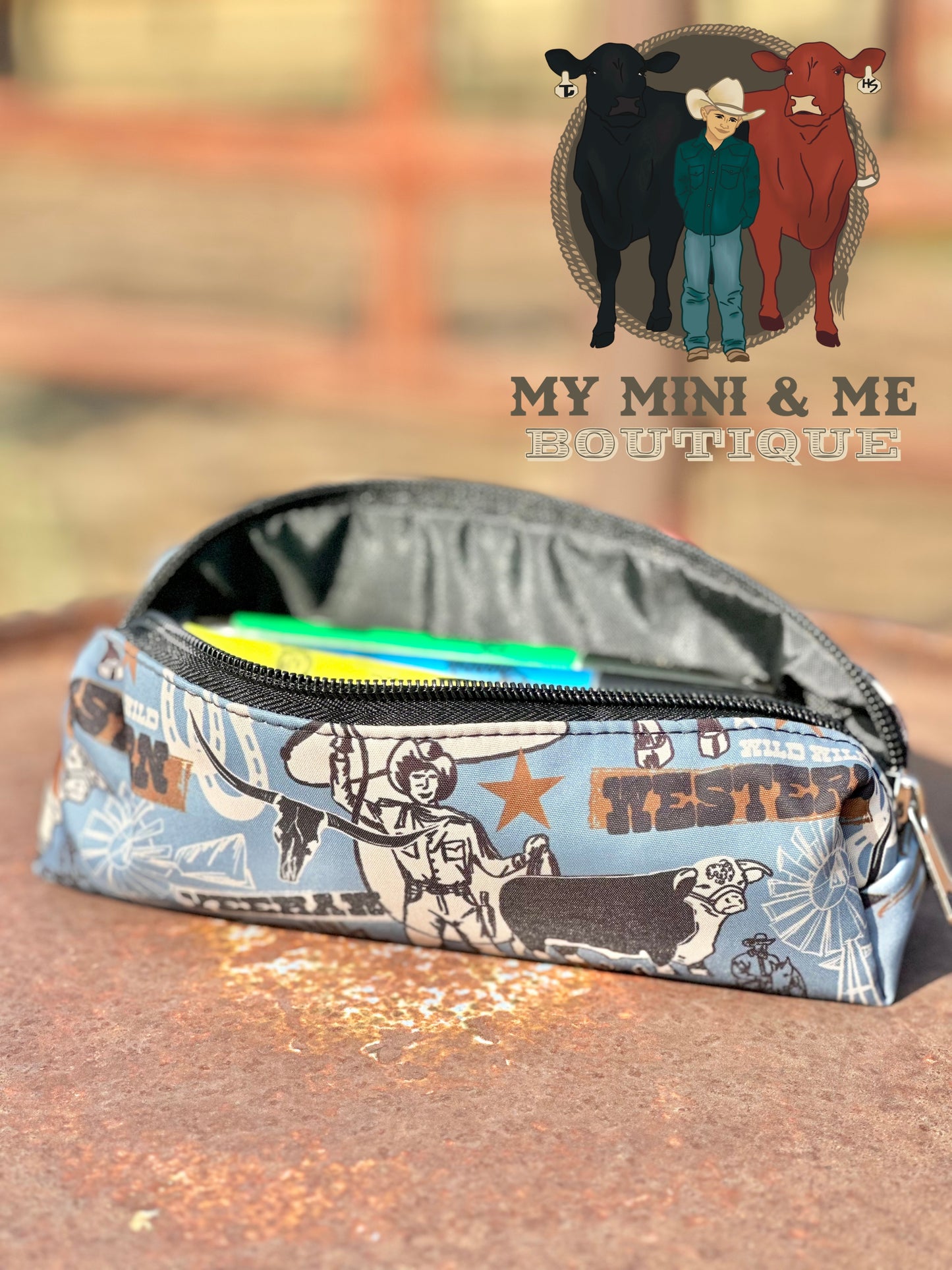 Denim Dandy Pencil Pouch