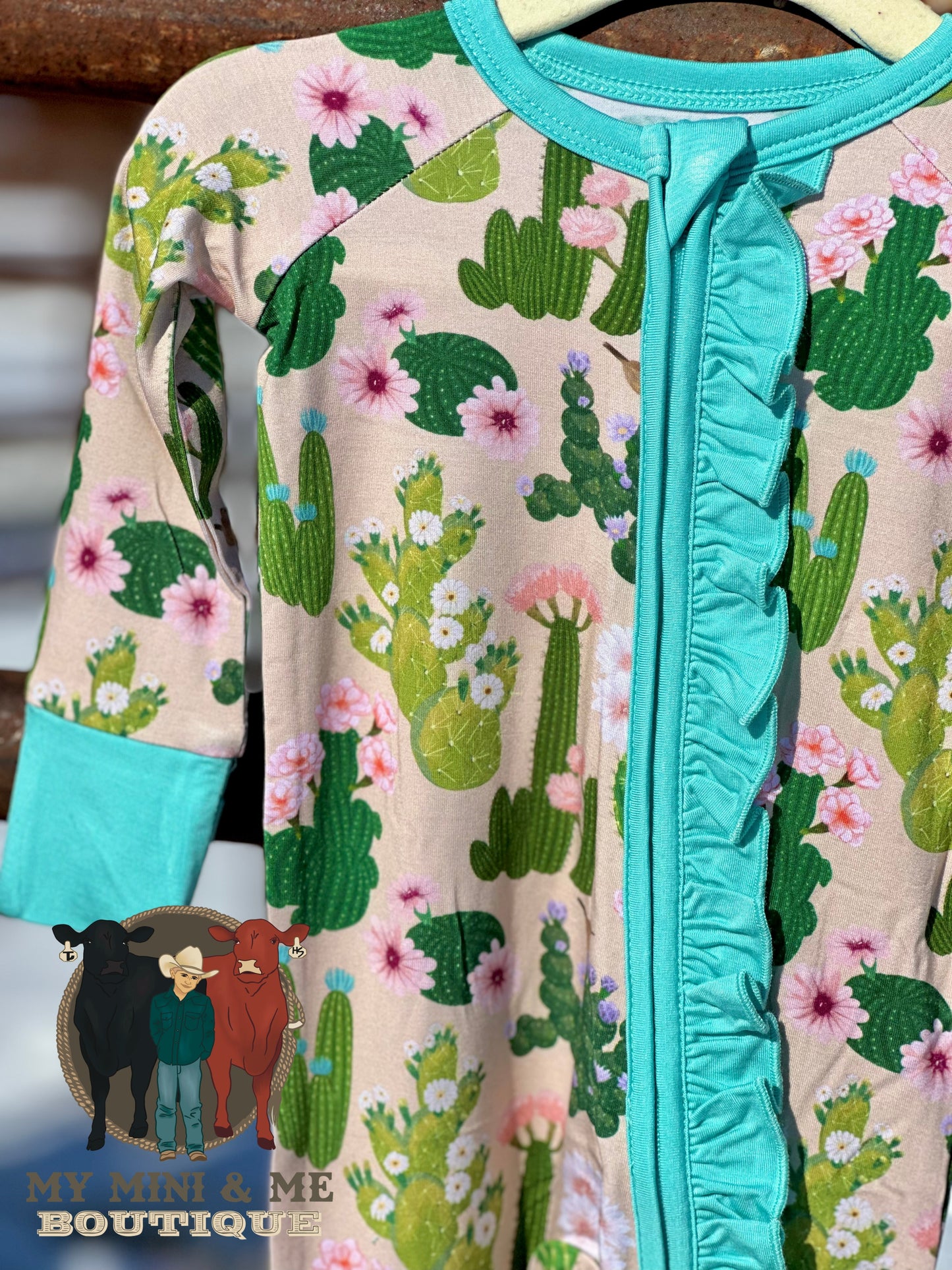 Cactus Convertible Zip Romper