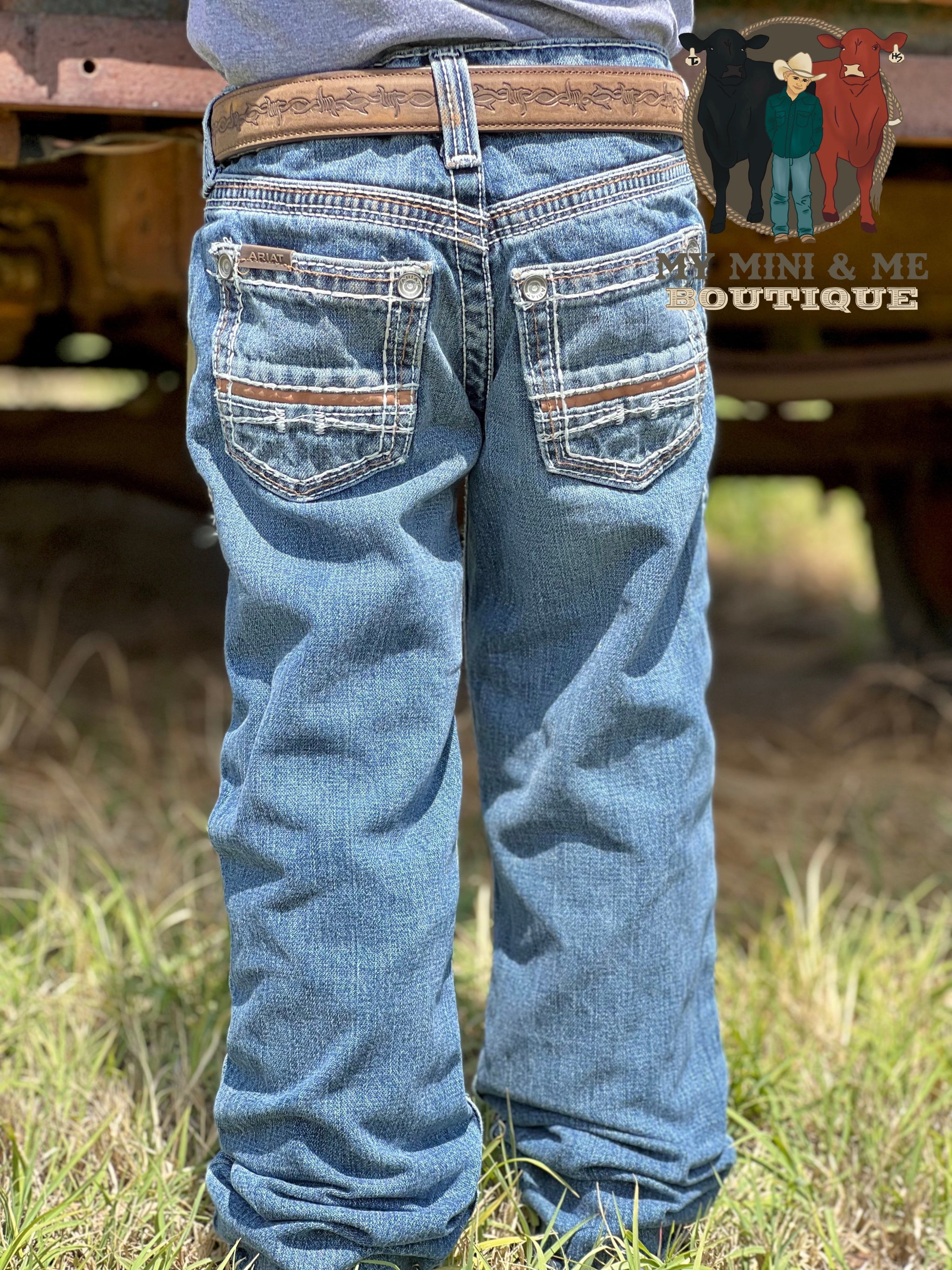 Relaxed Coltrane Boot Cut Jeans - MY MINI & ME