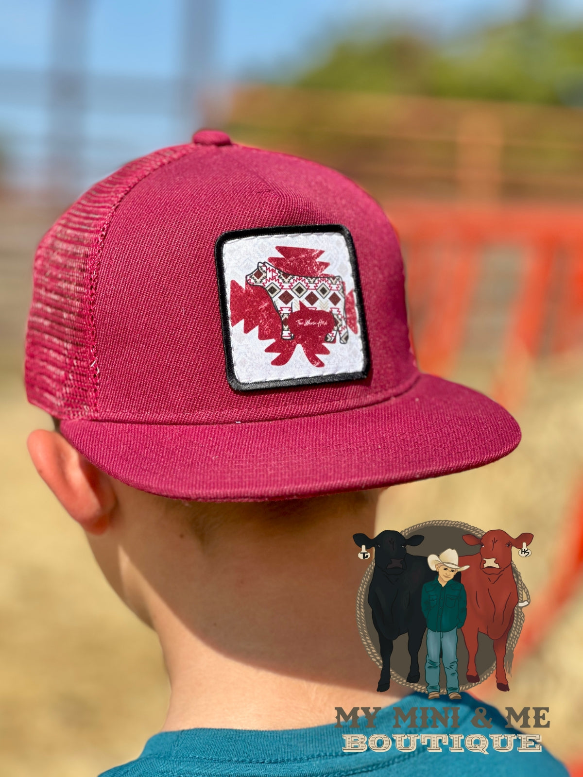Stock Show Steer Patch Cap
