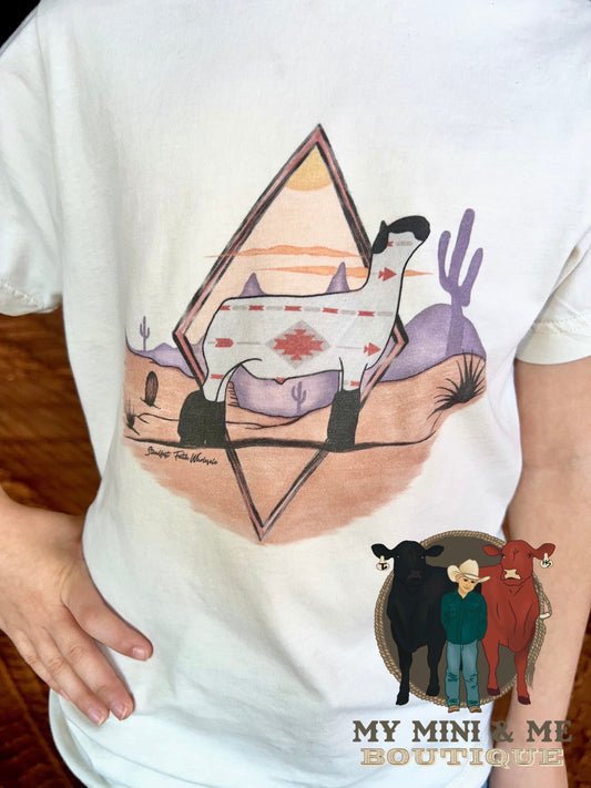 Desert Sunset Show Lamb