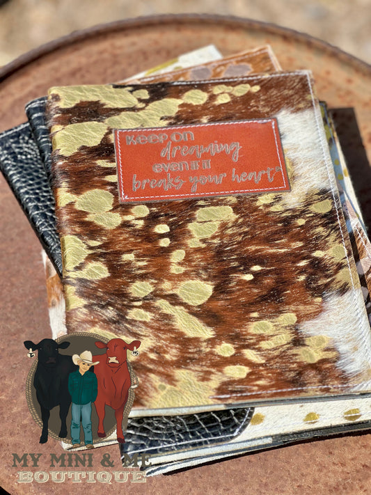 Geniune Cowhide & Leather Notebook Covers