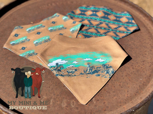 Ranchin' Drool Bib Set