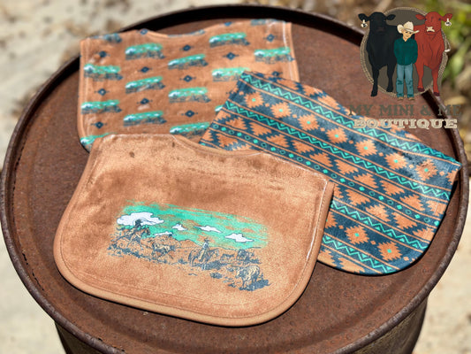 Ranchin' Bib Set