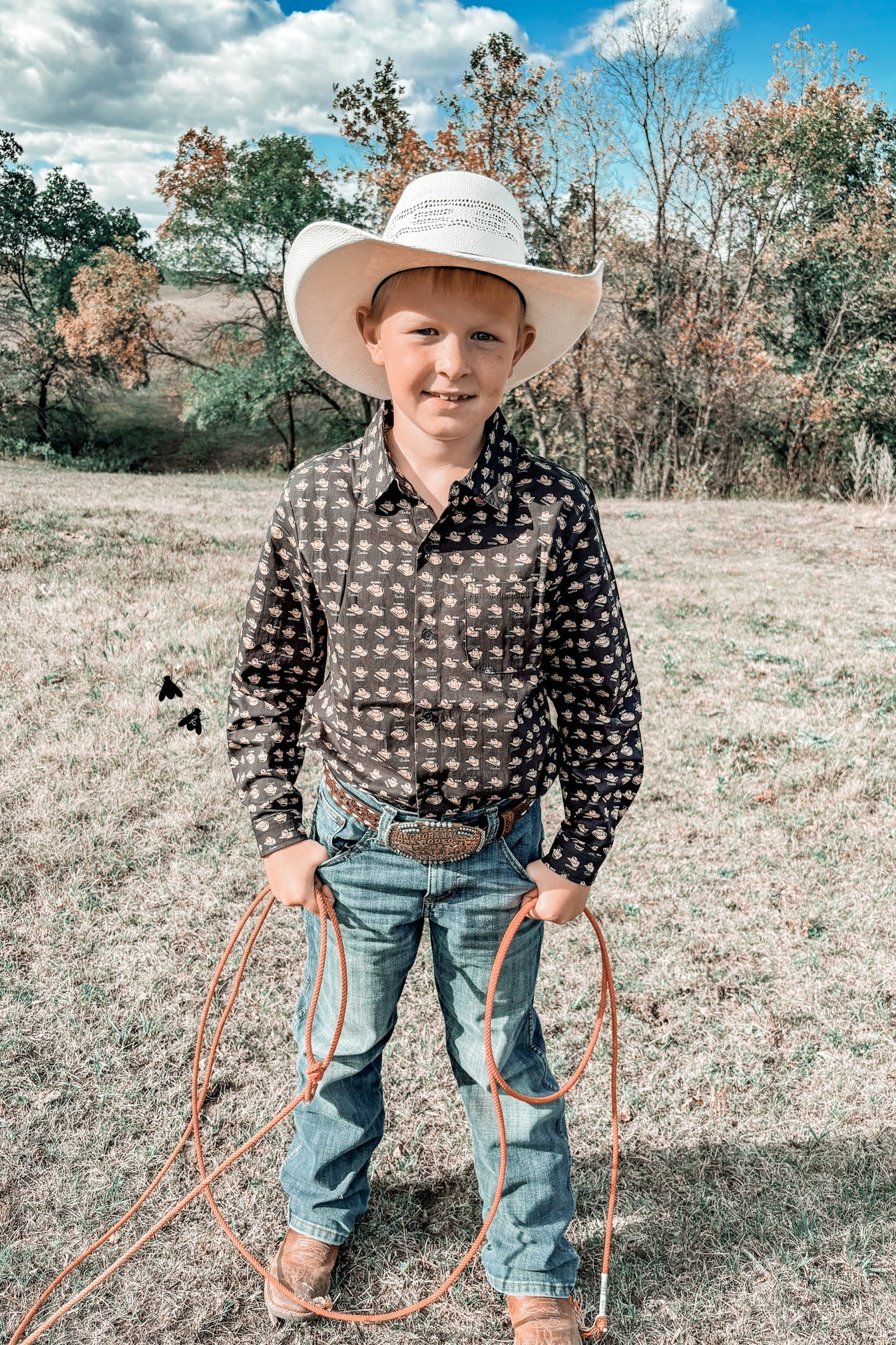 Ten Gallon Long Sleeve Button Up