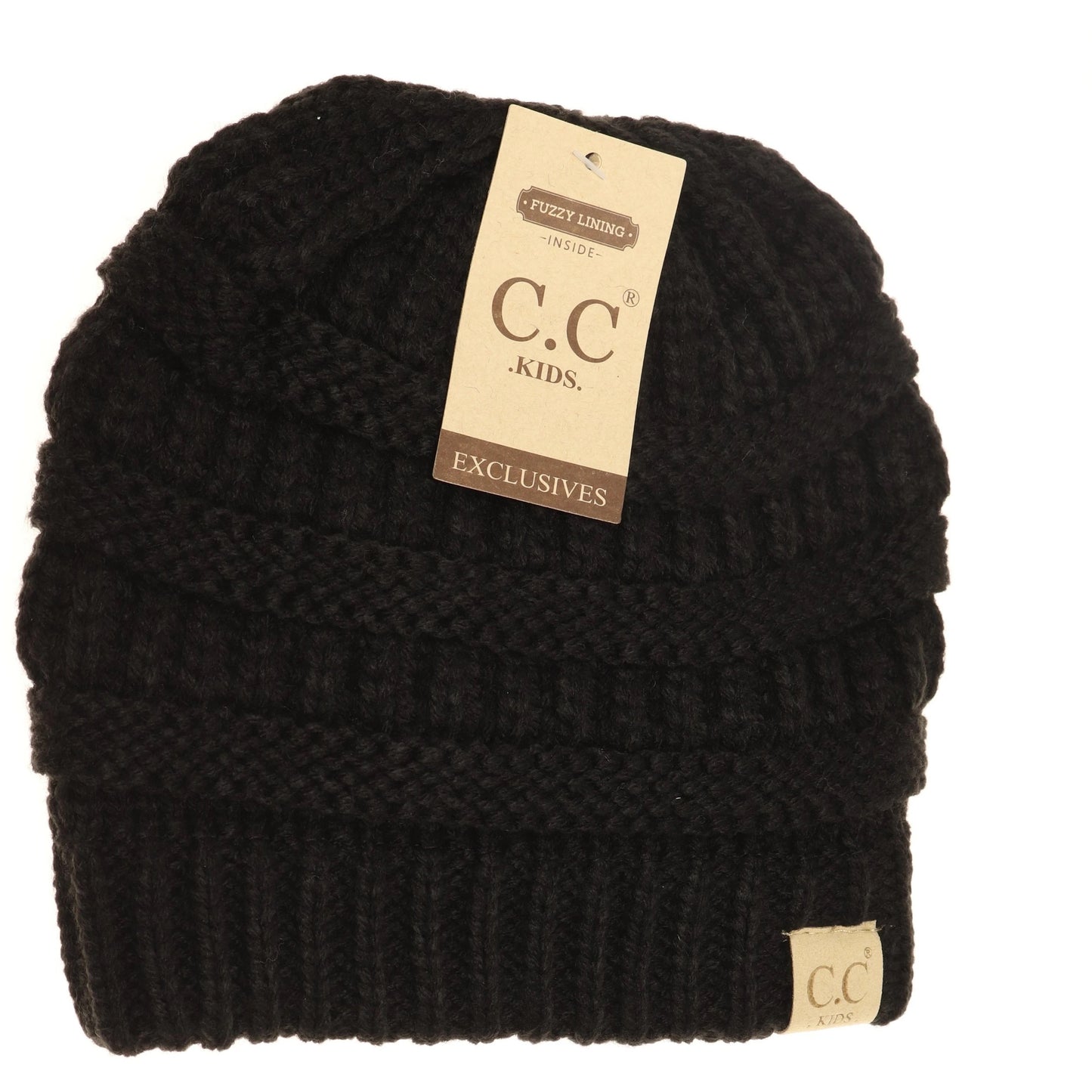 Black CC Kid's Beanie